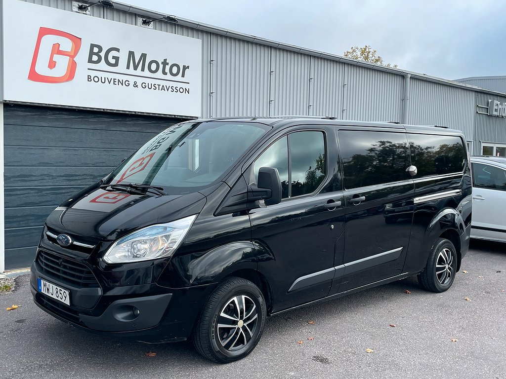 Ford Transit Custom 2.2 TDCi 125HK Drag/Värmare/2x Skjut/L2