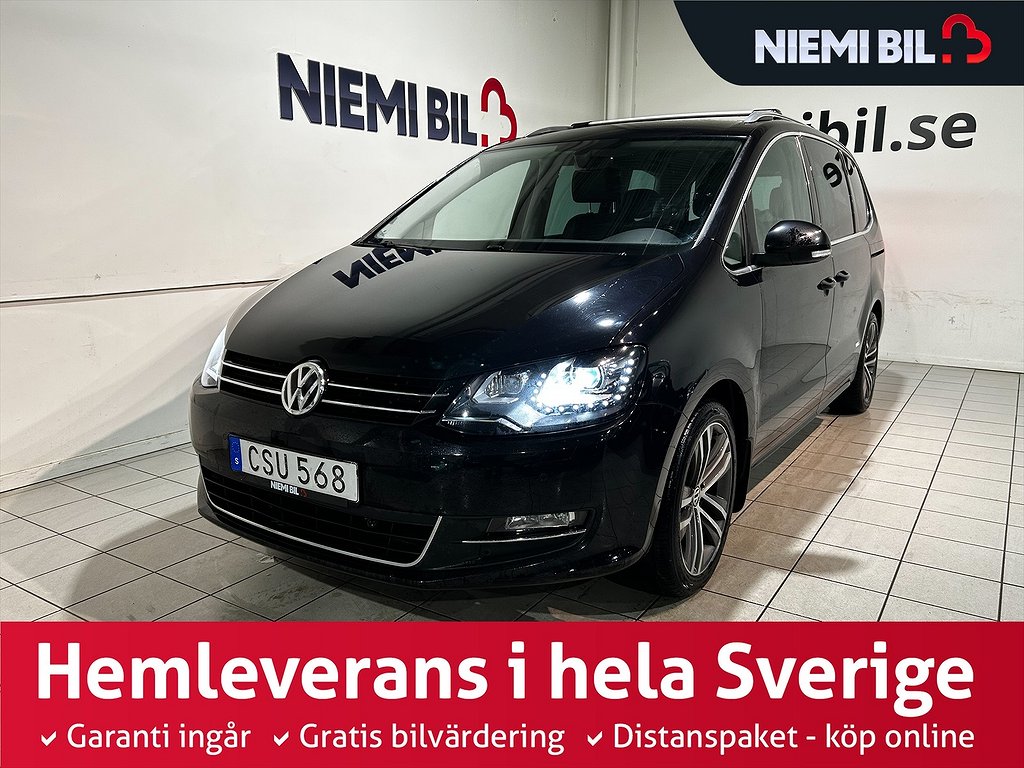 Volkswagen Sharan 7-sits 2.0 TDI AWD Drag Kamera Dvärm SoV