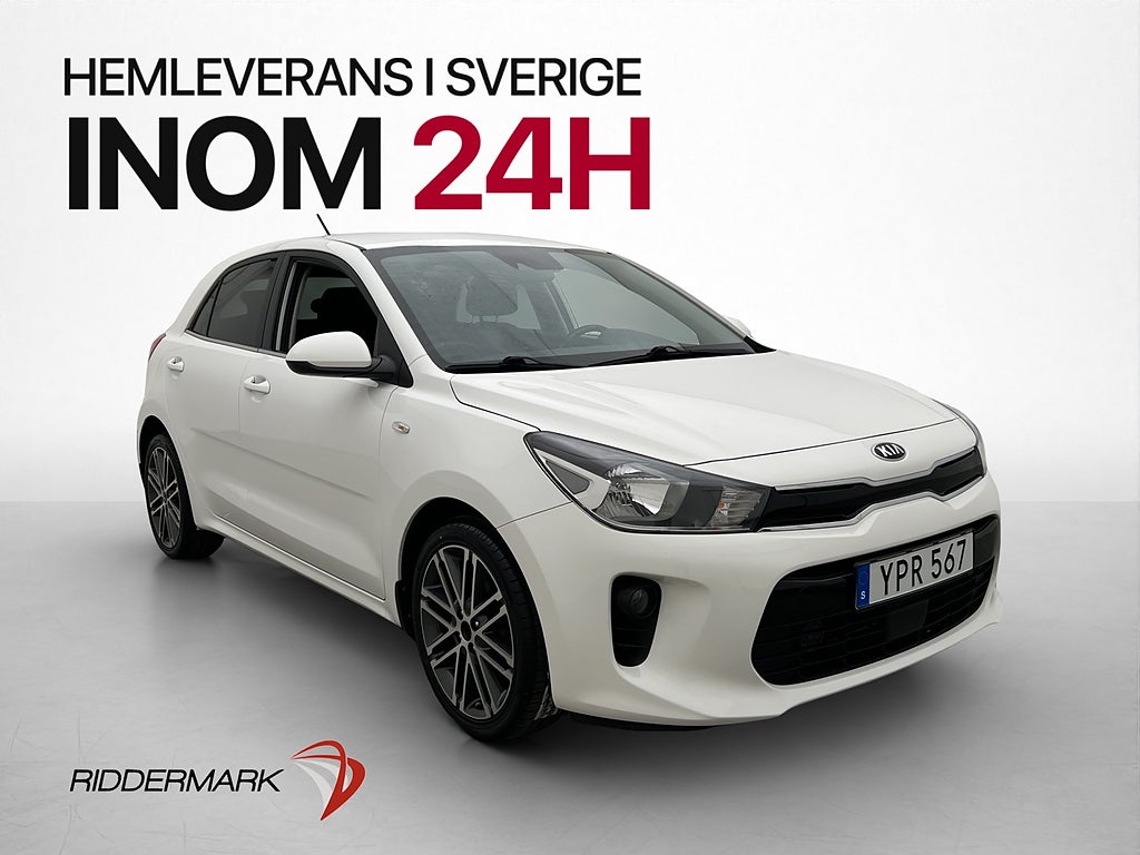 Kia Rio GLS Rattvärme Navi Kamera ISOFIX CarPlay P-Sensorer
