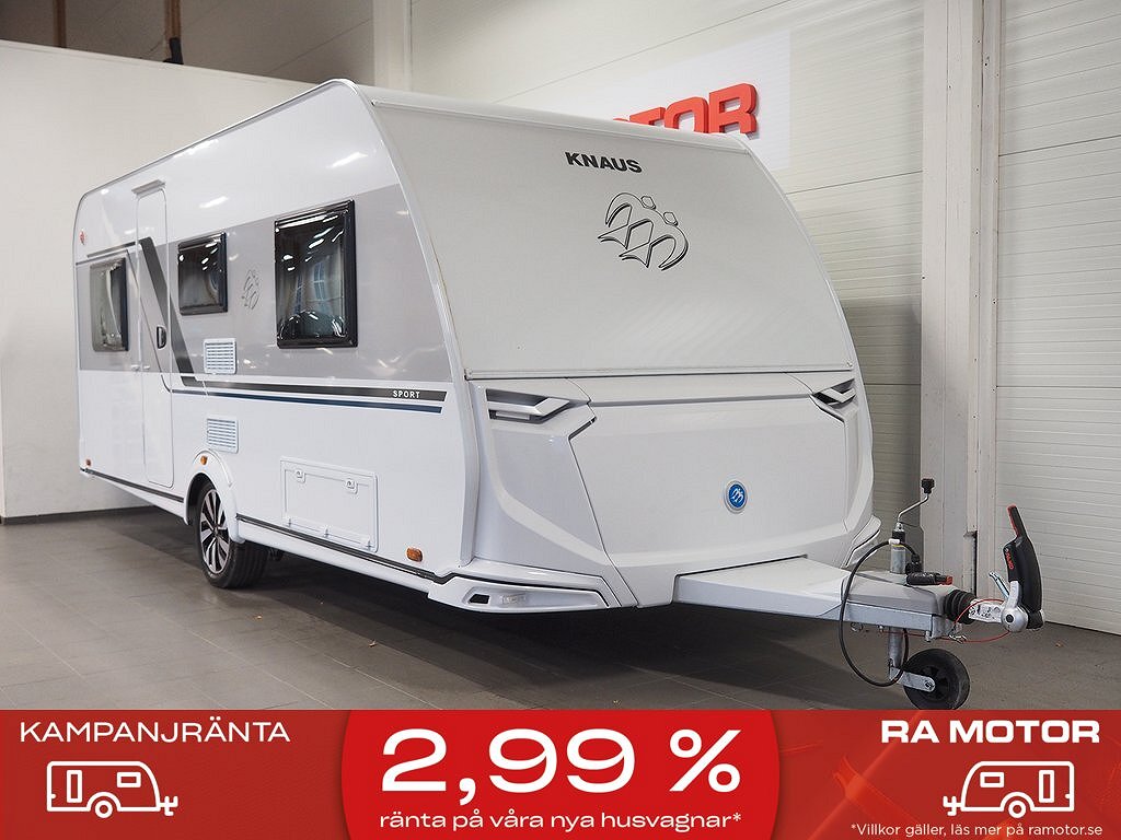 Knaus Sport 500 EU Design-paket I Golvvärme I 2,99% Ränta