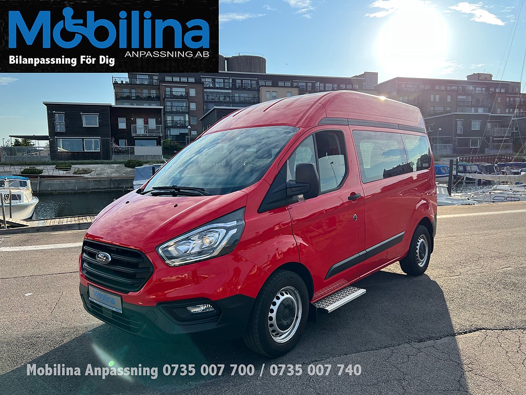 Ford Transit Custom Handikappanpassad Rullstolsbil 