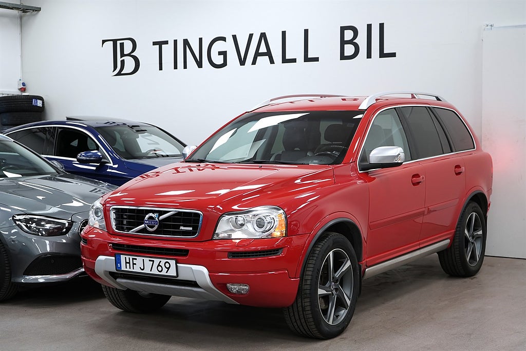Volvo XC90 D5 AWD R-DESIGN 7-SITS DRAG VÄRMARE