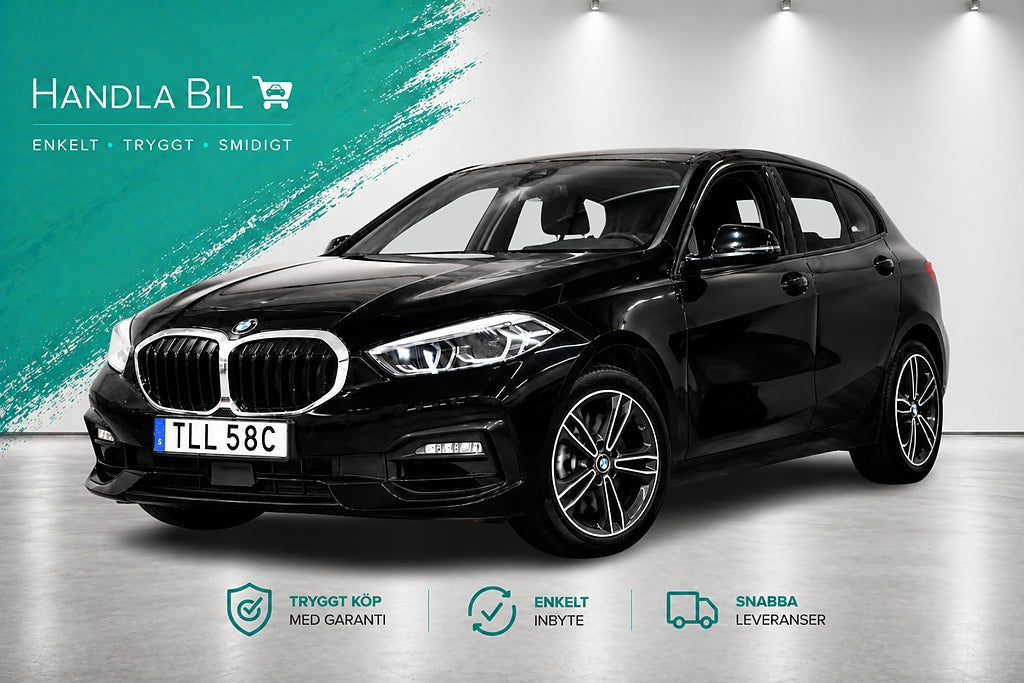 BMW 120 5-dörrars Aut Sport Line Rattv Navi Cockpit 178hk