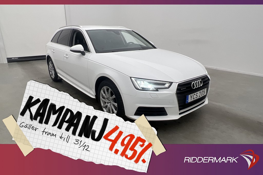 Audi A4 Avant TDI Q 190hk Proline Värmare S 4,95% Ränta