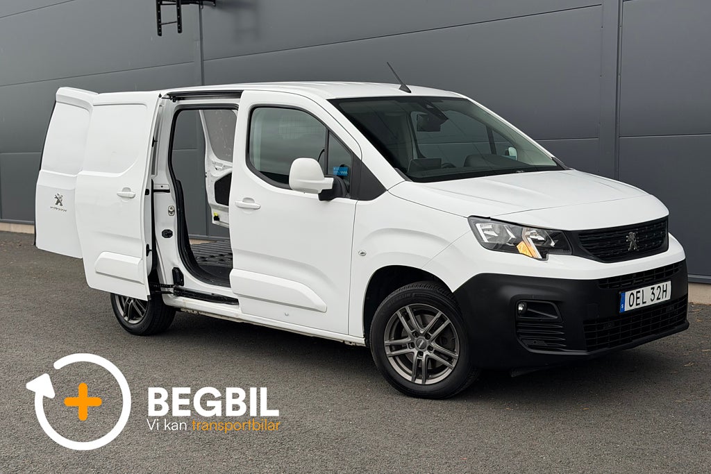 Peugeot Partner 1.5 BlueHDi | Moms | kamrem | Drag | Värmare | Carplay
