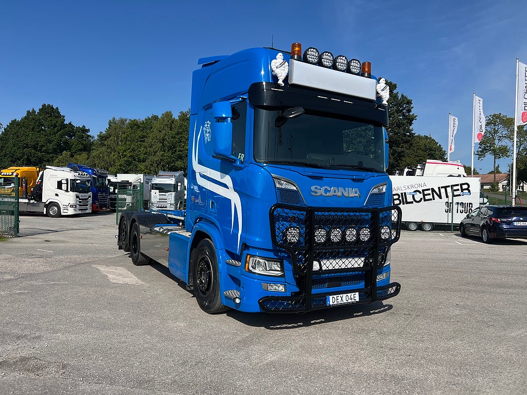 Scania R660 V8 6x2*4 Lastväxlare, ADR, Liftdumper, Euro 6