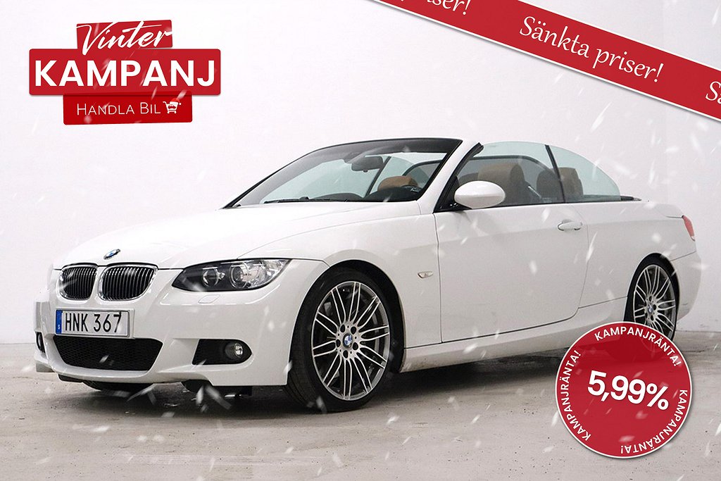 BMW 330 Convertible KAMPANJ Aut M-Sport Hard Top Navi Skinn 231hk