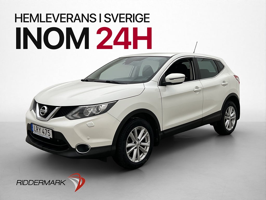 Nissan Qashqai 130hk Acenta M&K-Värmare Kamera Navi Drag