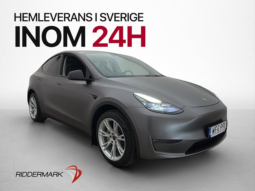 Tesla Model Y Long Range AWD Autopilot Värmepump Svensksåld