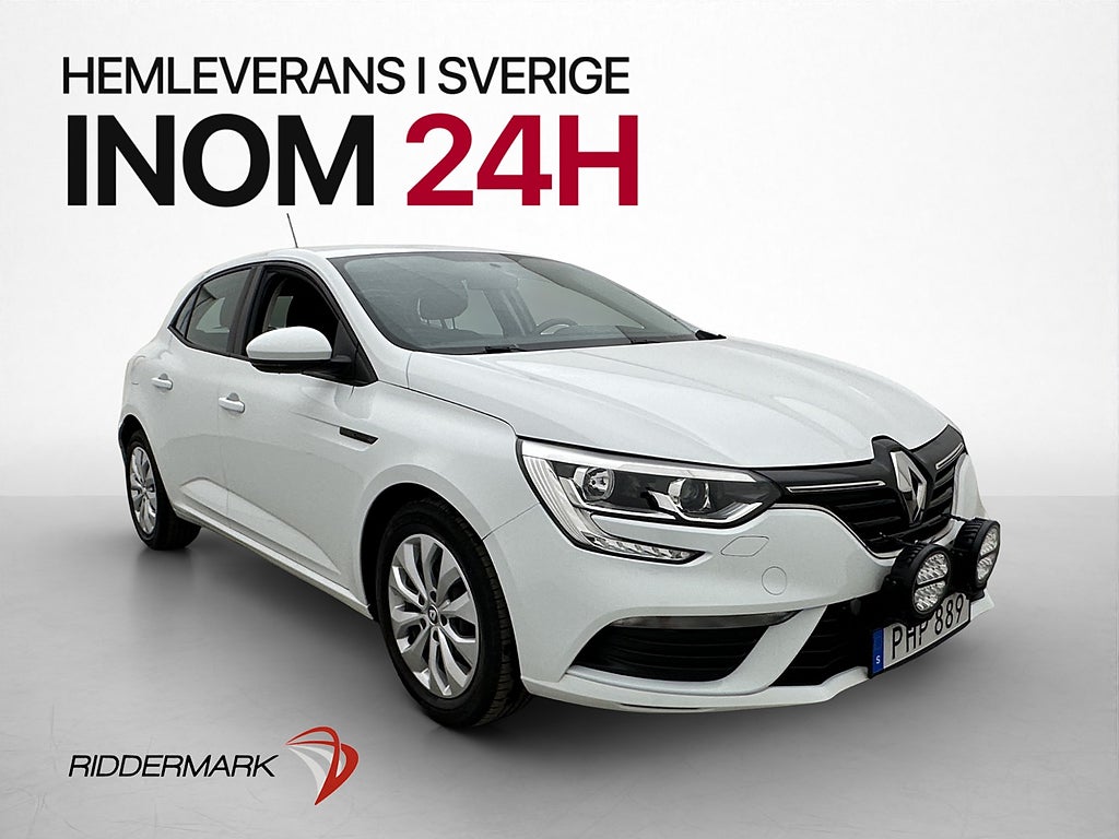 Renault Mégane 1.5 dCi 110hk Life Fleet M/K Värmare Sensorer