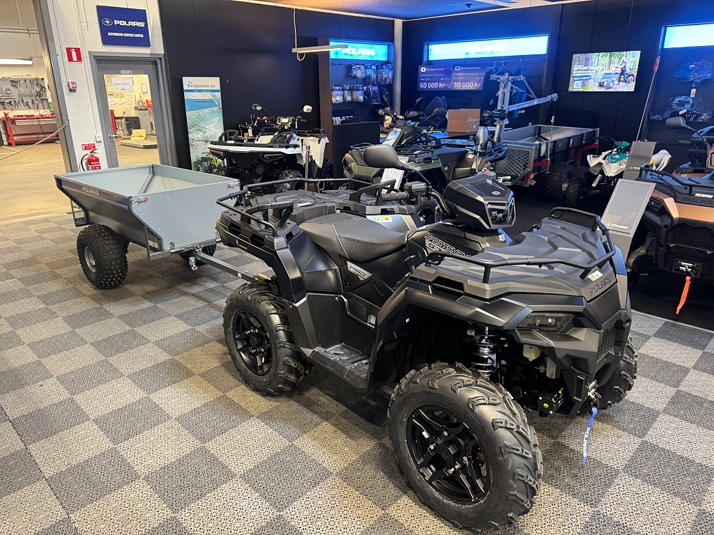 Polaris Sportsman 570 Eps SE Black ed "T3b Vagn eller plog på köpet " 