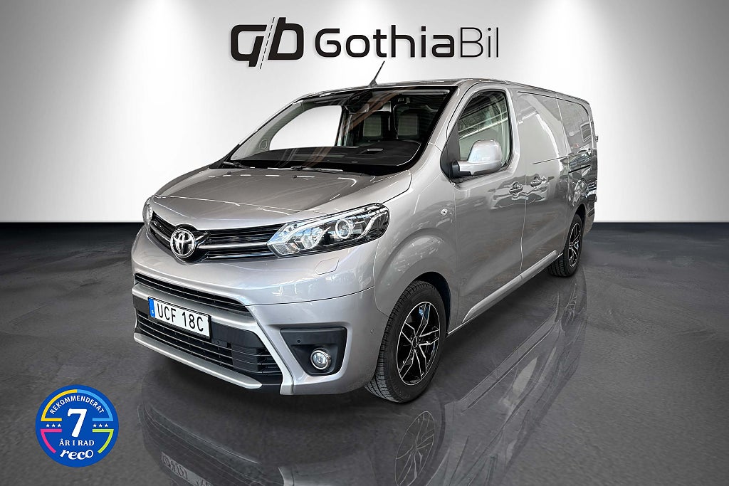 Toyota Proace 2.0 D-4D 177hk 3-sits Automat Navi Värmare Drag Moms 