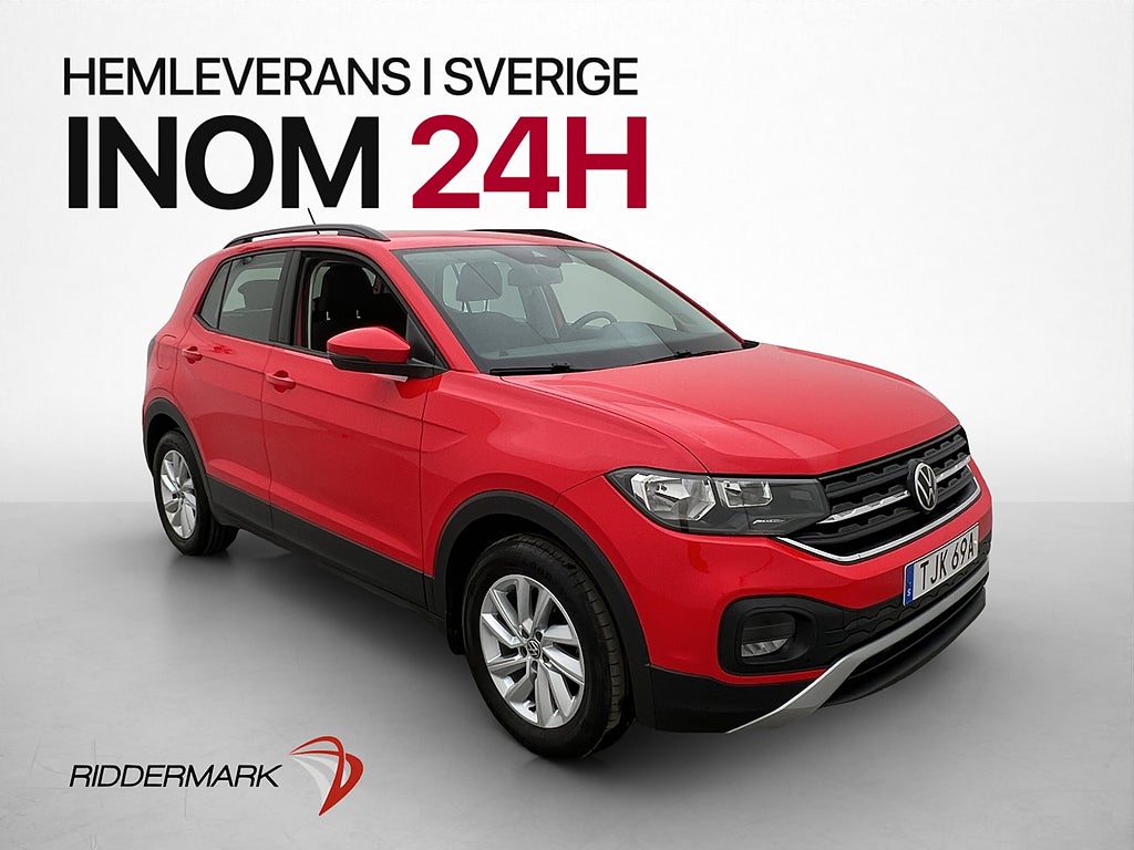 Volkswagen T-CROSS 1.0 TSI 95hk Bluetooth Farthållare