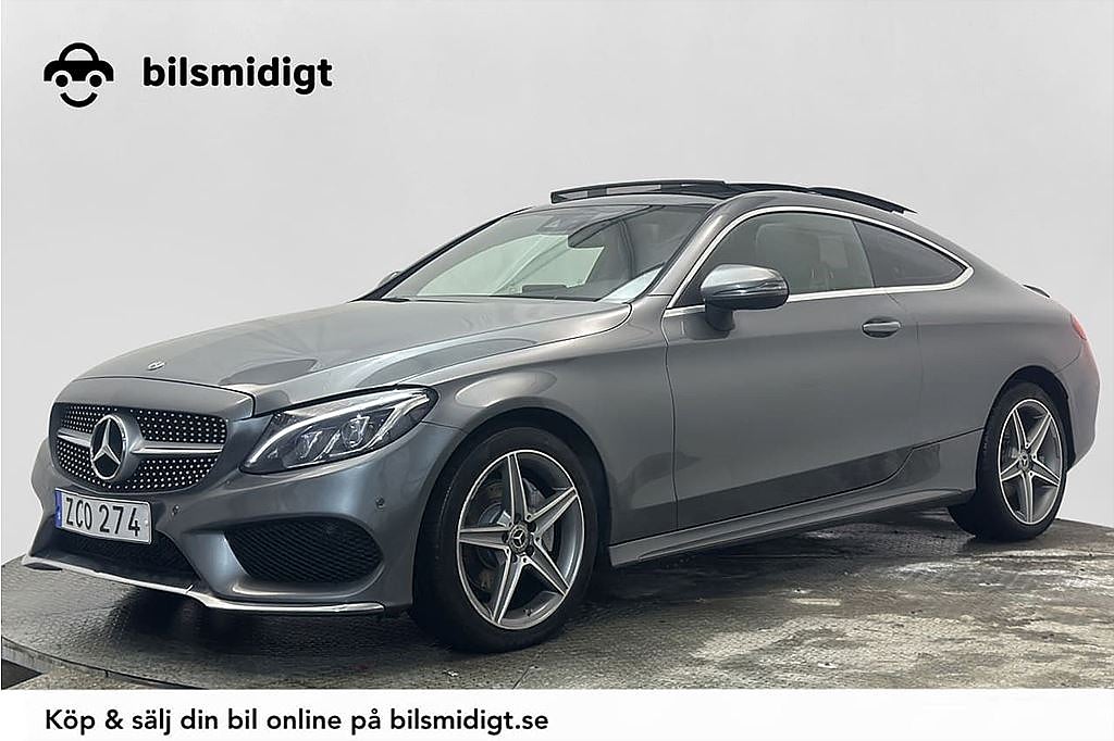 Mercedes-Benz C 220 d Coupé 4M AMG Line Pano Navi Burmester