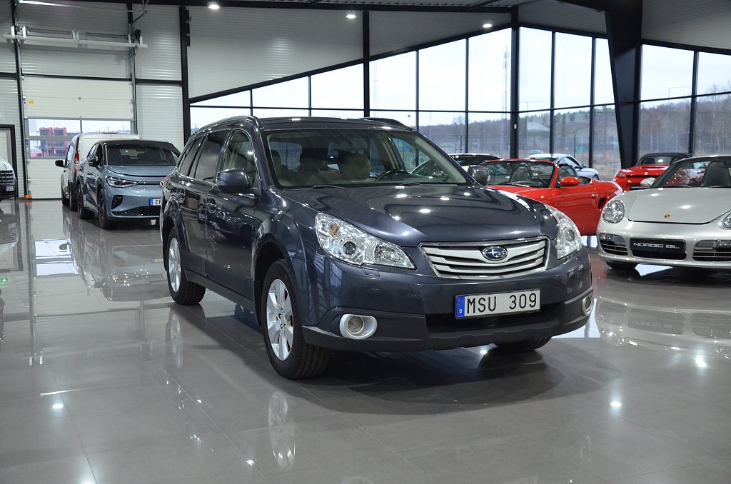 Subaru Outback 2.5CNG/Bensin 4WD Drag Skinn Automat Nyservad