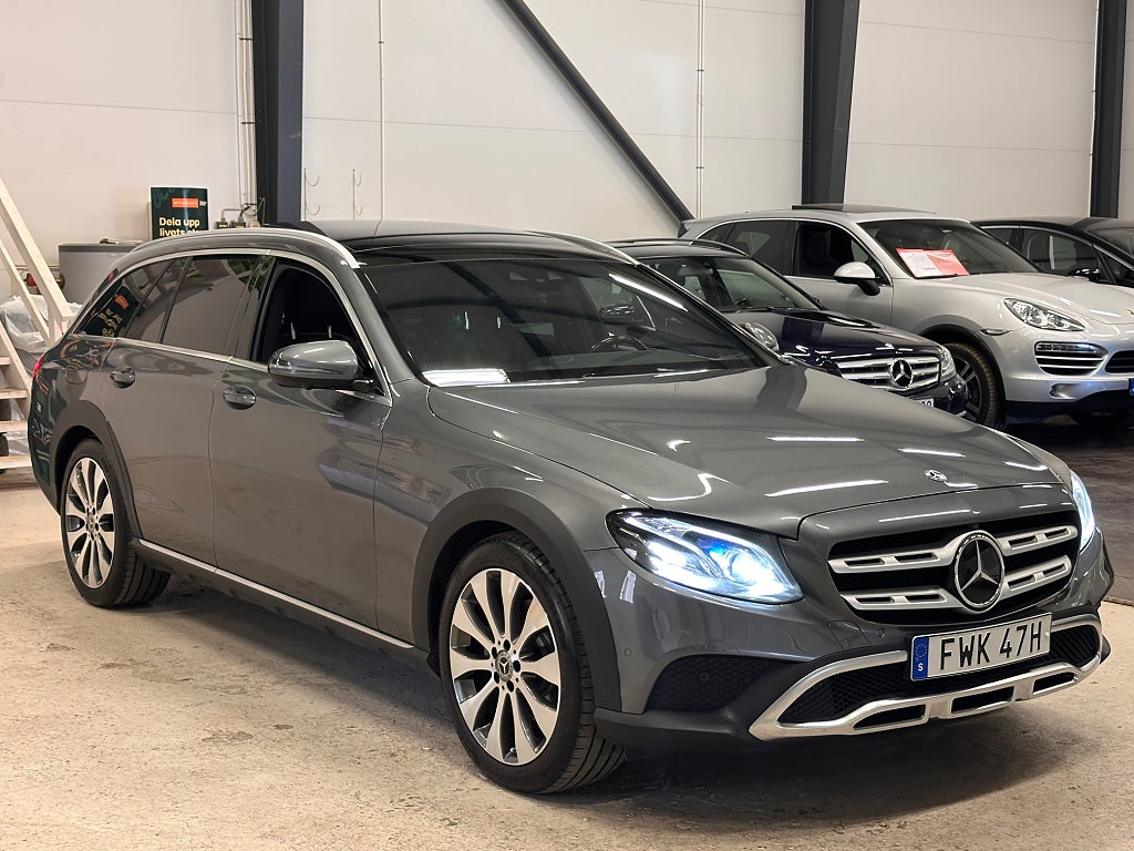 Mercedes-Benz E 220 D 4M 194HK ALL-TERRAIN WIDE BURM 360° PANO LUFTFJÄD