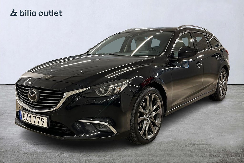 Mazda 6 Wagon 2.2 SKYACTIV-D AWD / Värmare / B-Kam / Navi / HUD