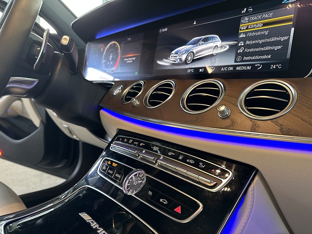 Mercedes-Benz E 63 S T 4MATIC+ AMG 612HK SVENSKSÅLD PANORAMA DRAGKROK 2018, bild 37