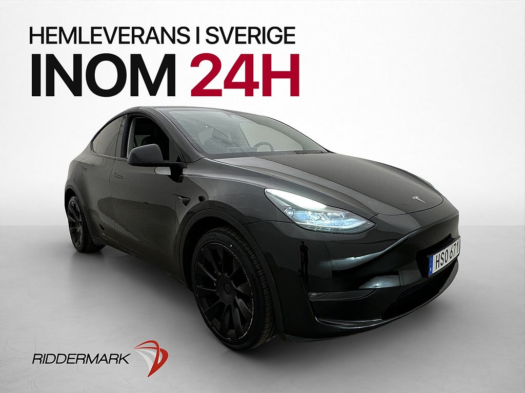 Tesla Model Y Long Range AWD 514hk Pano Drag Autopilot MOMS