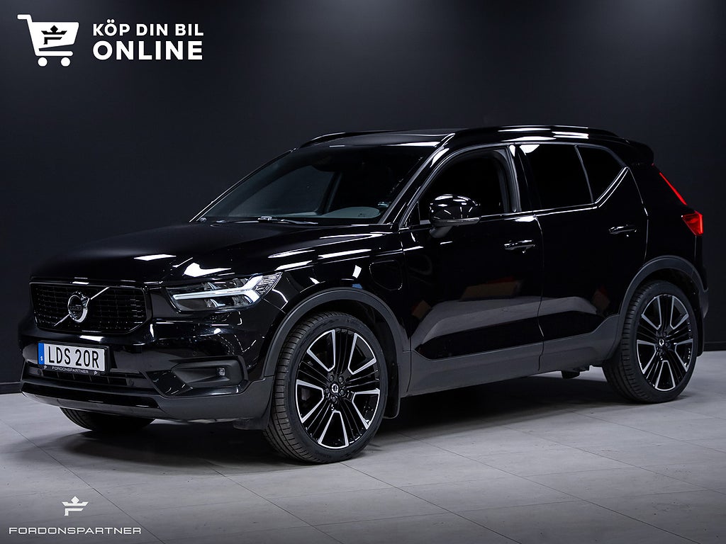 Volvo XC40 Recharge T4 211HK R-DESIGN PANORAMA H&K SKINN DRAGKROK