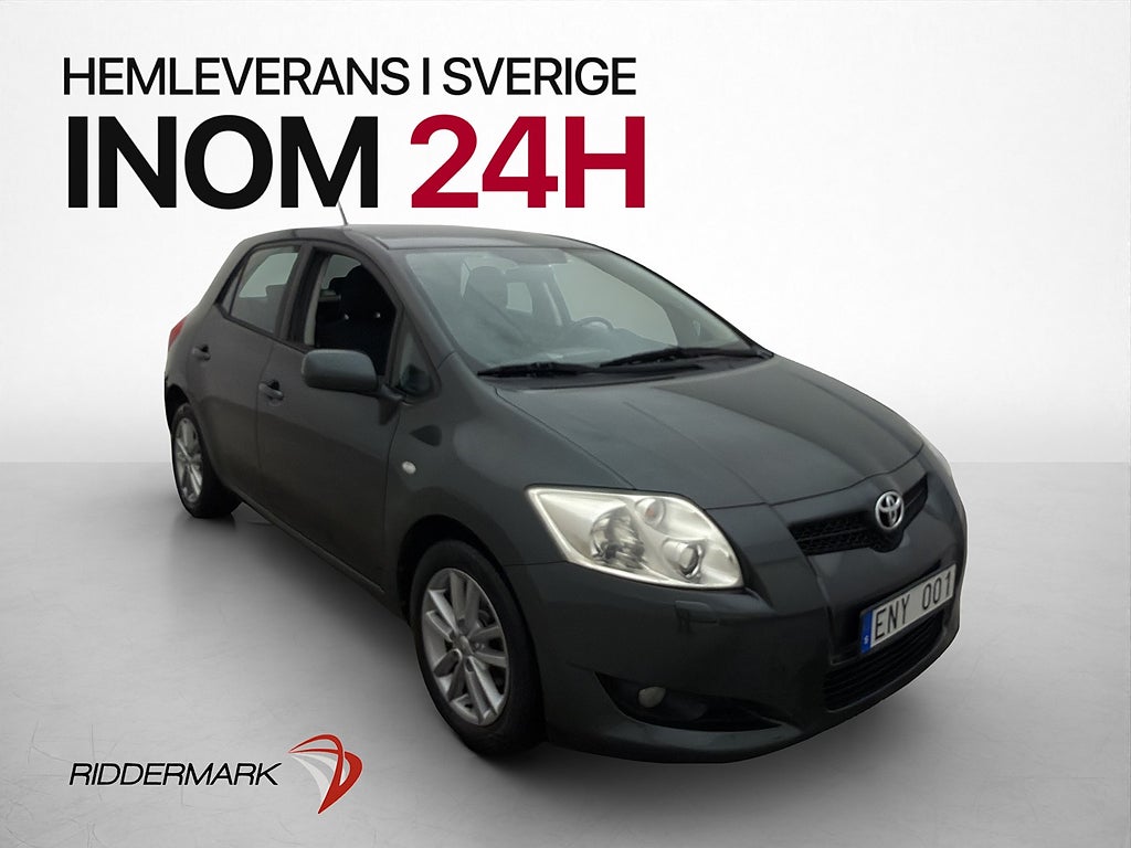 Toyota Auris 1.6 Dual VVT-i 124hk ACC/Klimat Få-Brukare