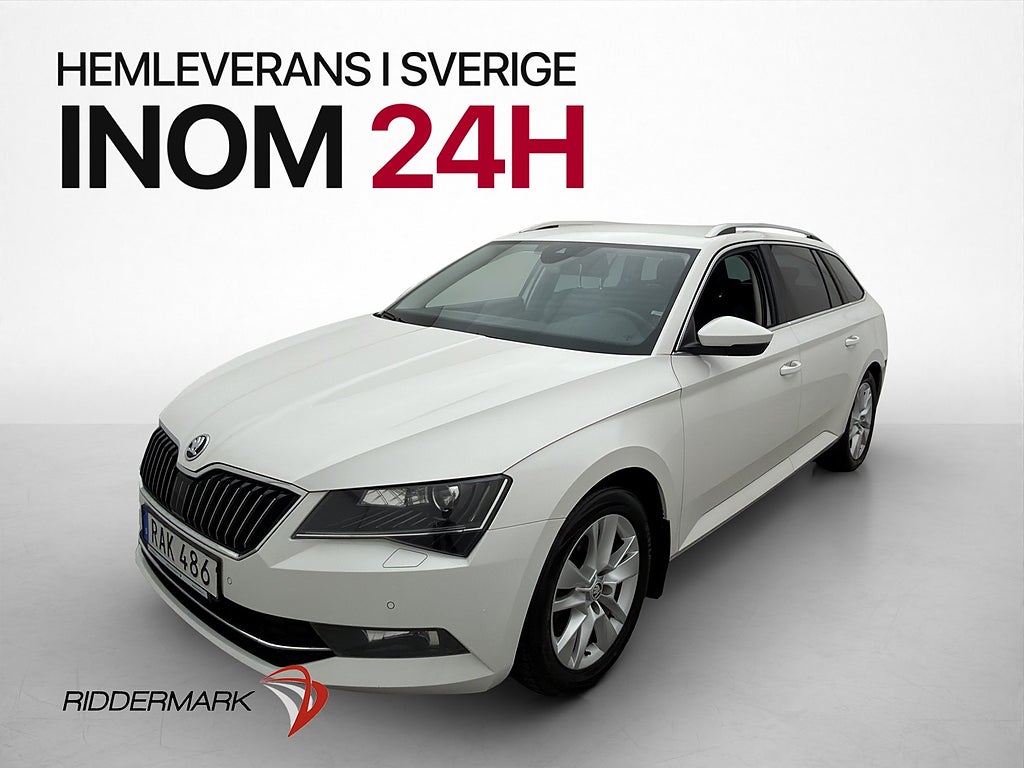 Skoda Superb 2.0 TDI 190hk Business Canton Kamera Värm Drag