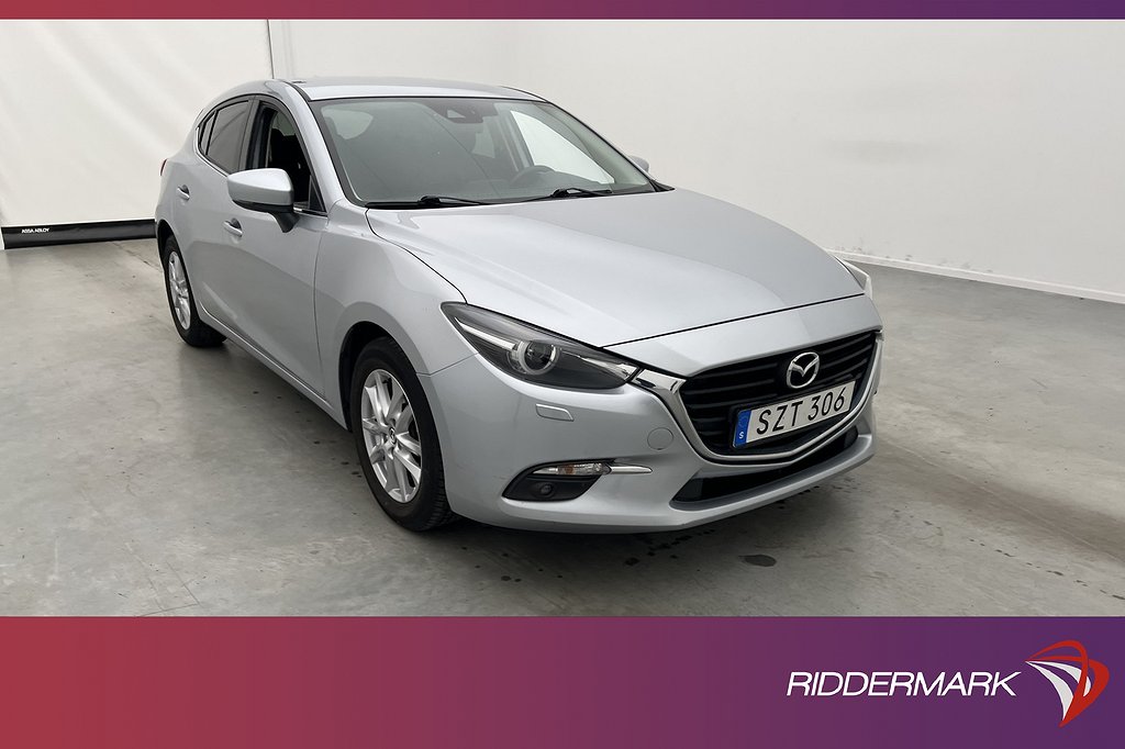 Mazda 3 Sport 2.0 SKYACTIV 120hk Navi Rattvärme Sensorer