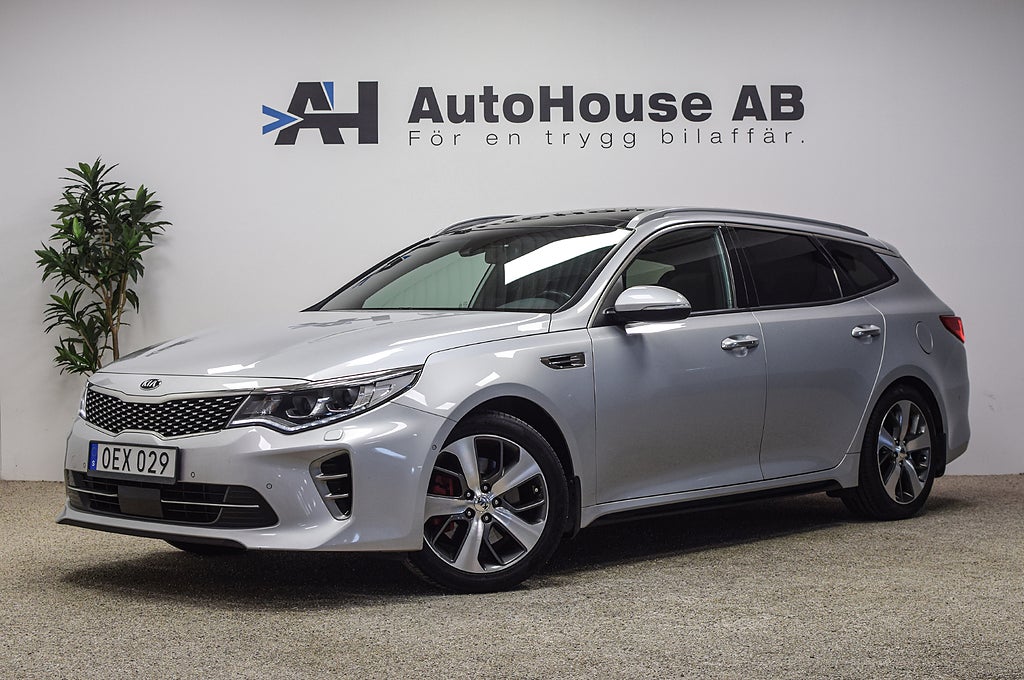 Kia Optima Sport Wagon GT 2.0 Turbo 245HK Glastak H/K Nyservad