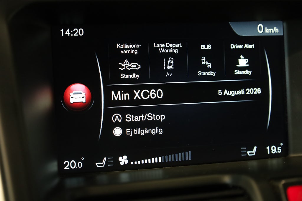 Volvo XC60 D4 AWD AUT Summum Navi Drag VOC Läder Rattvärme 2017