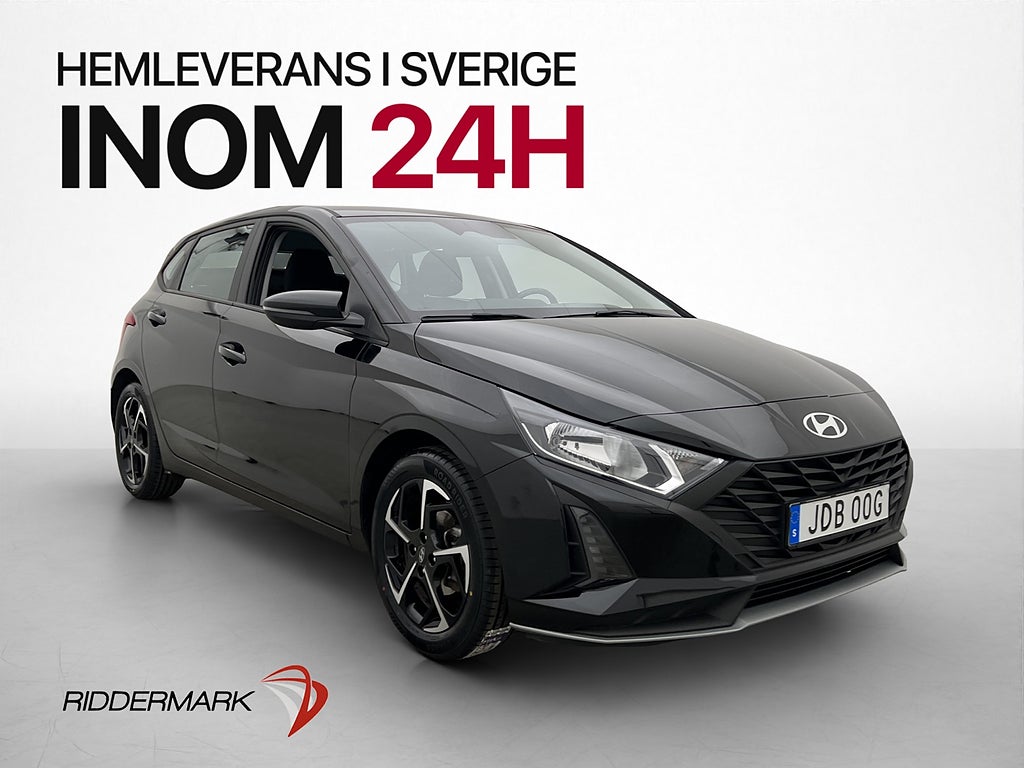 Hyundai i20 84hk Essential Kamera CarPlay Rattvärme Dragkrok
