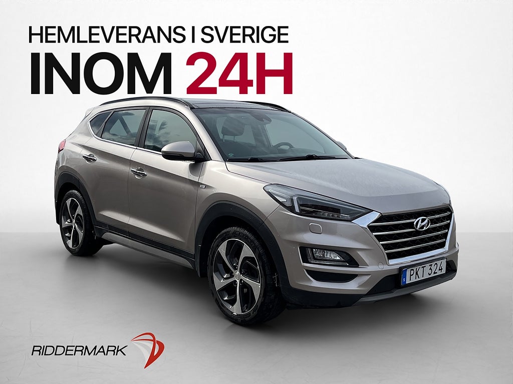 Hyundai Tucson CRDi 4WD Premium Drag Pano Skinn 360° Krell
