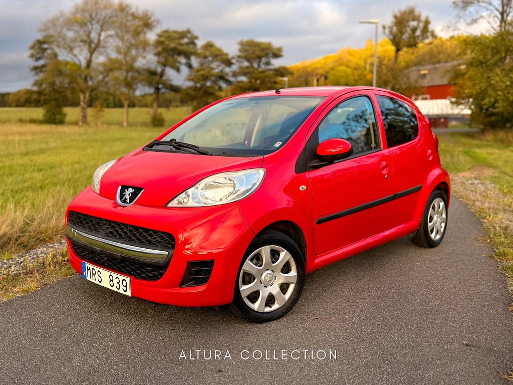 Peugeot 107 5-dörrar 1.0 68hk Lågmil Toppskick