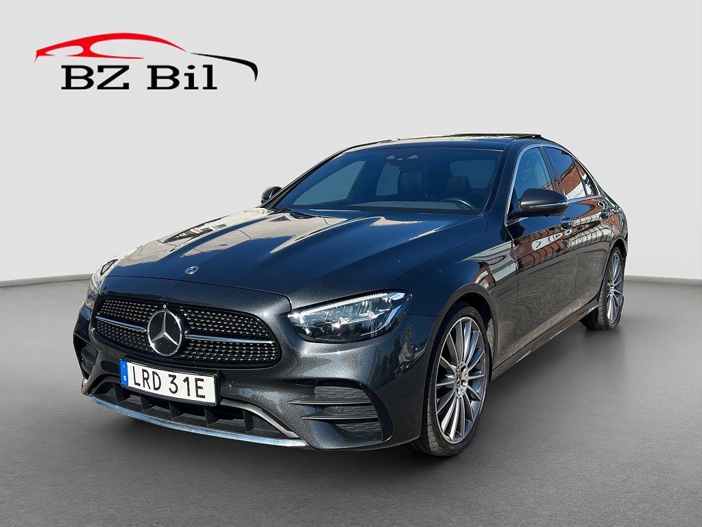 Mercedes-Benz E 220 d 4Matic AMG PANO Burmeister Drag Widescreen Värma