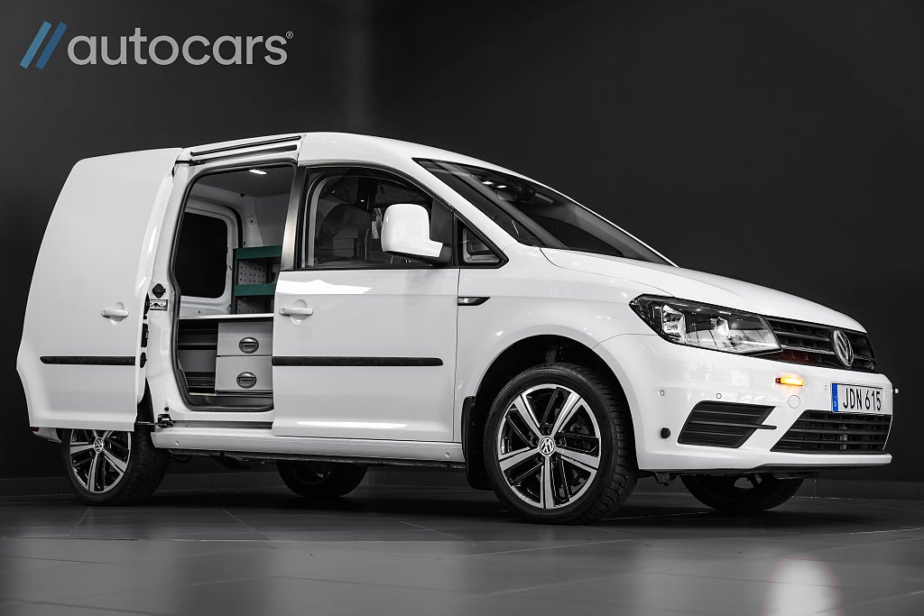 Volkswagen Caddy 2.0 TDI DSG 4Motion|Leasbar|2x skjutdörr|Inredd|Värmare