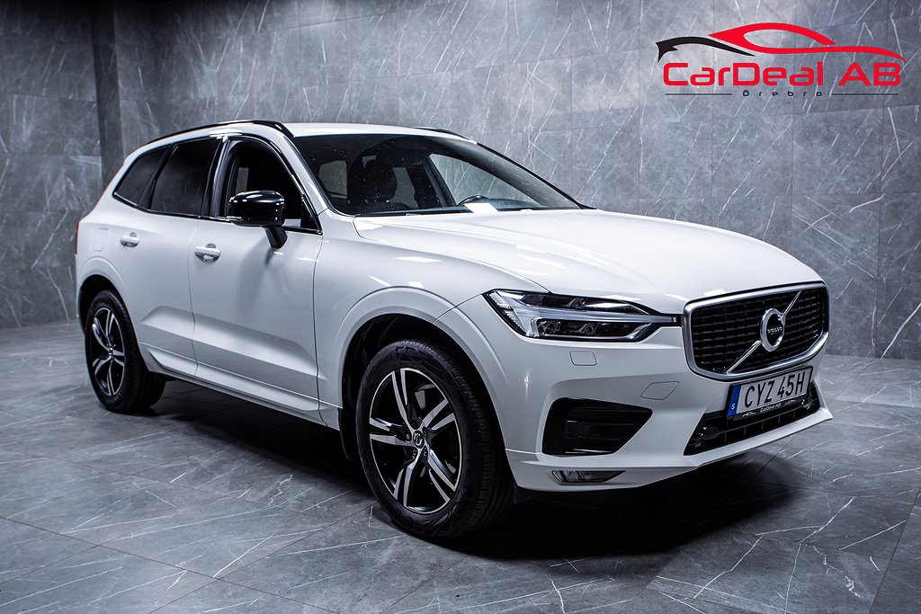 Volvo XC60 B4 AWD R-Design B-Kamera Skinn BLIS Drag VOC MOMS