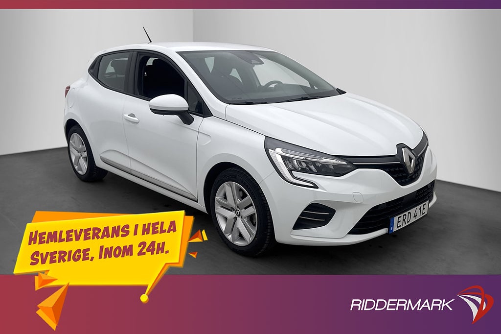 Renault Clio E-TECH 140hk Zen Sensorer Farthållare MOMS