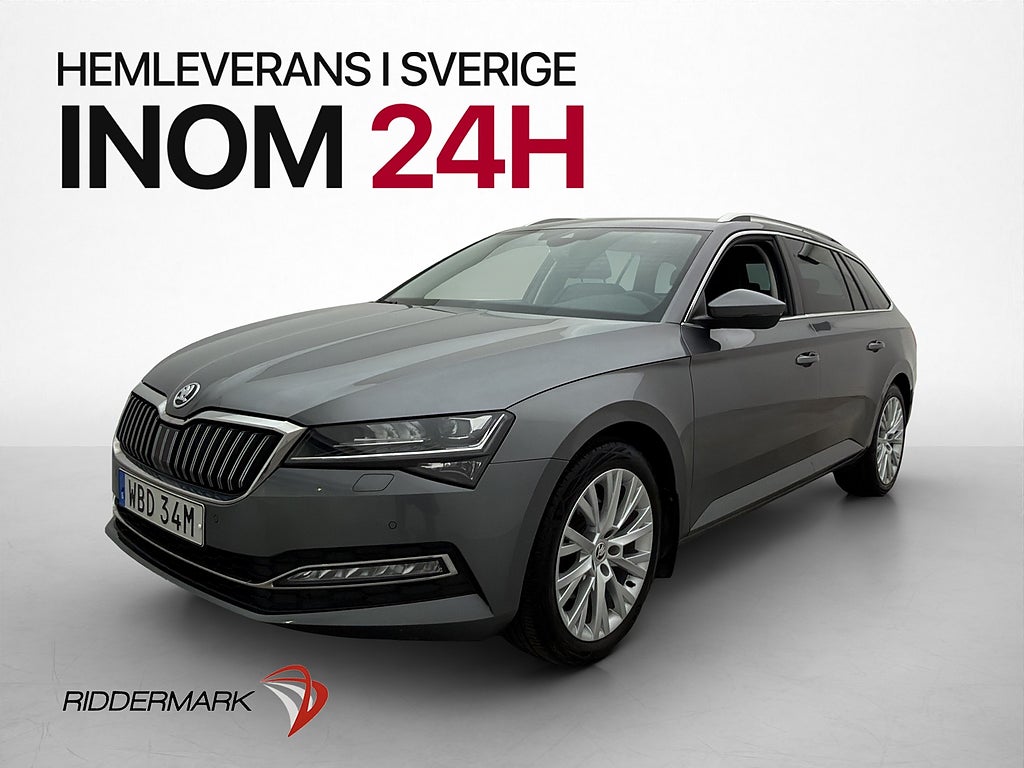 Skoda Superb 2.0 TDI 4x4 Business Drag Skinn Värmare MOMS