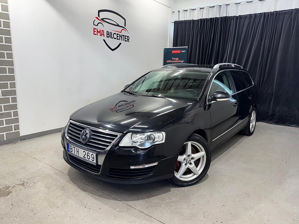 Volkswagen Passat Variant 3.2 V6 FSI 4Motion|skinn|dragkrok