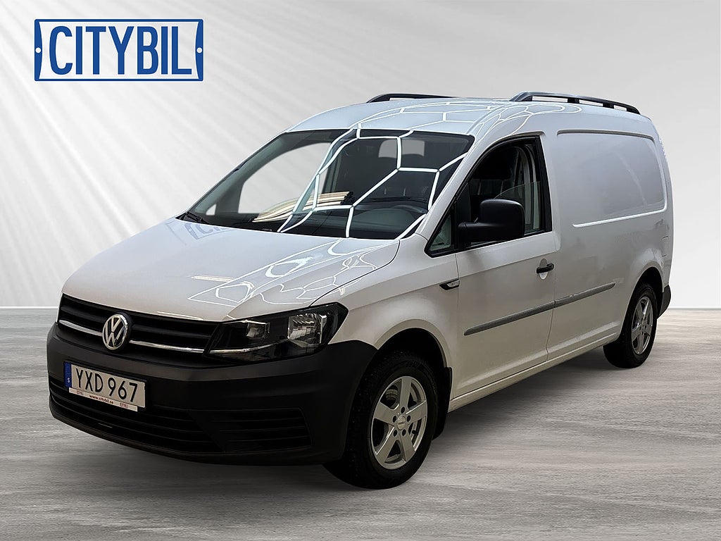 Volkswagen Caddy Maxi Skåp 2.0 TDI 102hk Drag+Värmare Rails