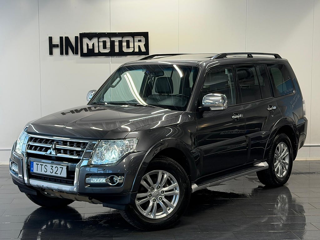 Mitsubishi Pajero 3.2 Di-D 4WD |7Sits|TakL|Skinn|DRAG|Värmare|NySer|NyBes