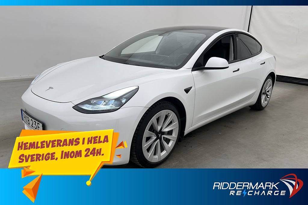 Tesla Model 3 Long Range AWD Svensksåld Autopilot Pano