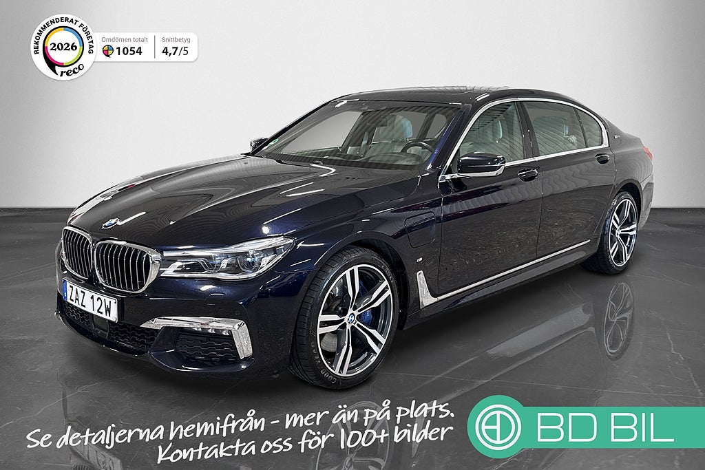 BMW 740 Le xDrive / M-SPORT / LASER / B&W / TAKLUCKA / SV-SÅLD