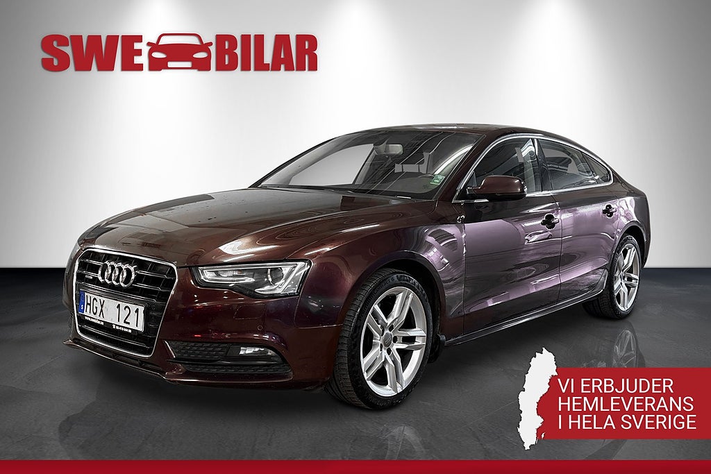 Audi A5 Sportback 2.0 TFSI 224HK quattro Comfort Drag P-Sens