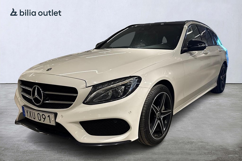 Mercedes-Benz C 220 T d 4MATIC AMG Line Panorama / Burmester / Värmare