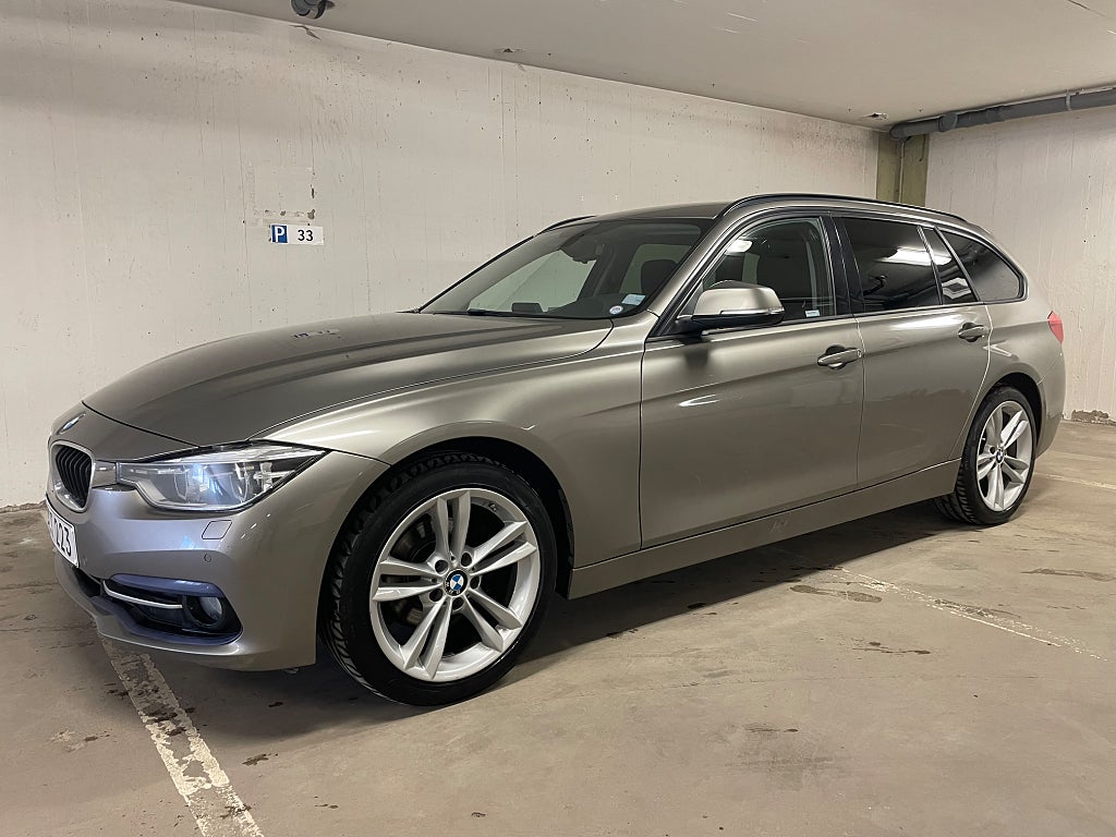 BMW 318D Touring Steptronic Sport line 18"  1 ägare HK