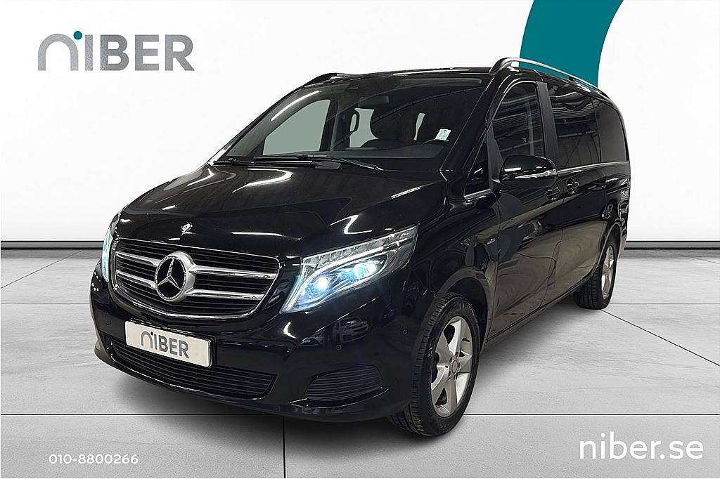 Mercedes-Benz V 250d 3.1t 7-sits Drag, Läder, Navi, Kamera