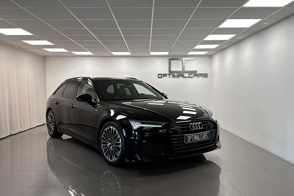 Audi A6 Avant 55 TFSI e Hybrid Q S-LINE Läder B&O Drag MOMS
