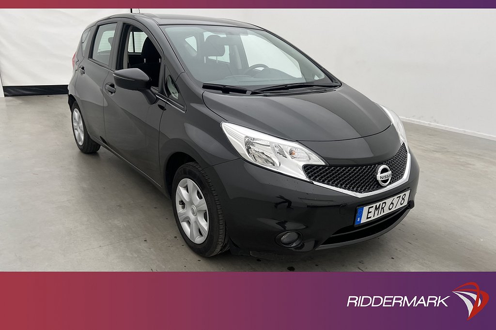 Nissan Note 1.2 80hk Farthållare Bluetooth 0.47L/Mil