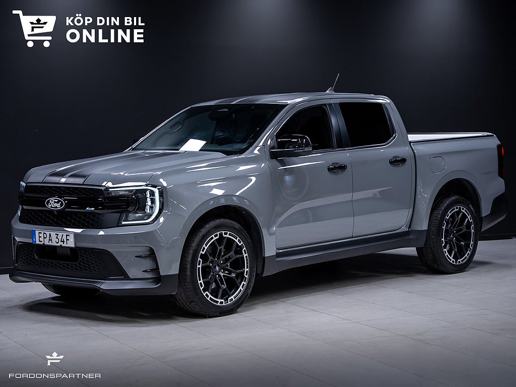 Ford ranger Dubbelhytt 3.0 V6 240HK MS-RT EL-JALUSI B&O DRAG MOMS