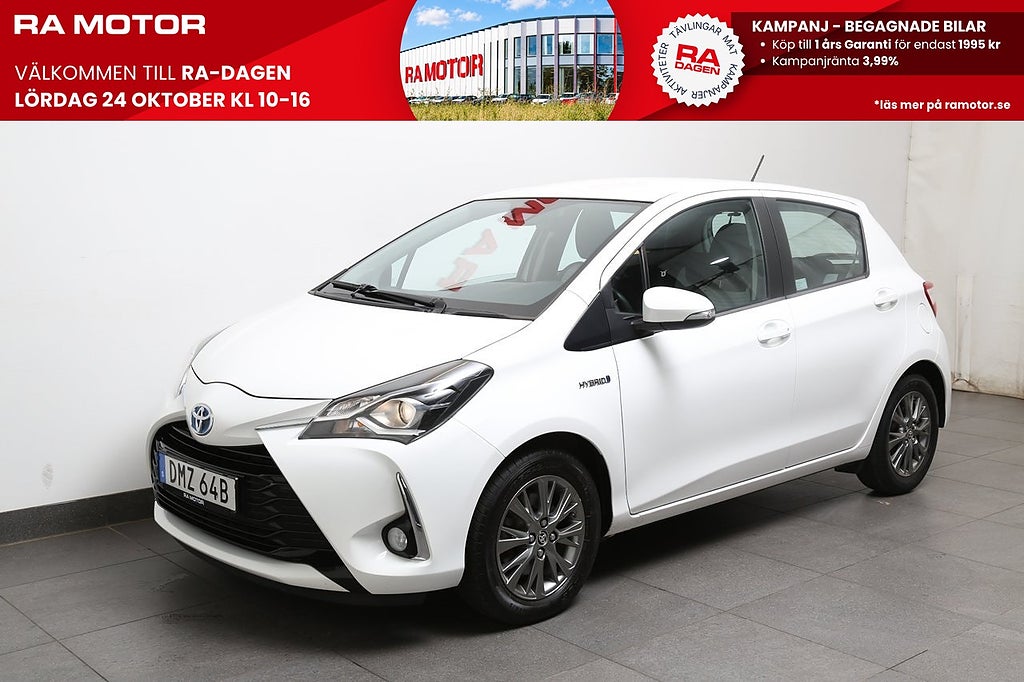 Toyota Yaris 1,5 Hybrid e-CVT Active Aut 5d Motorvärmare 2020
